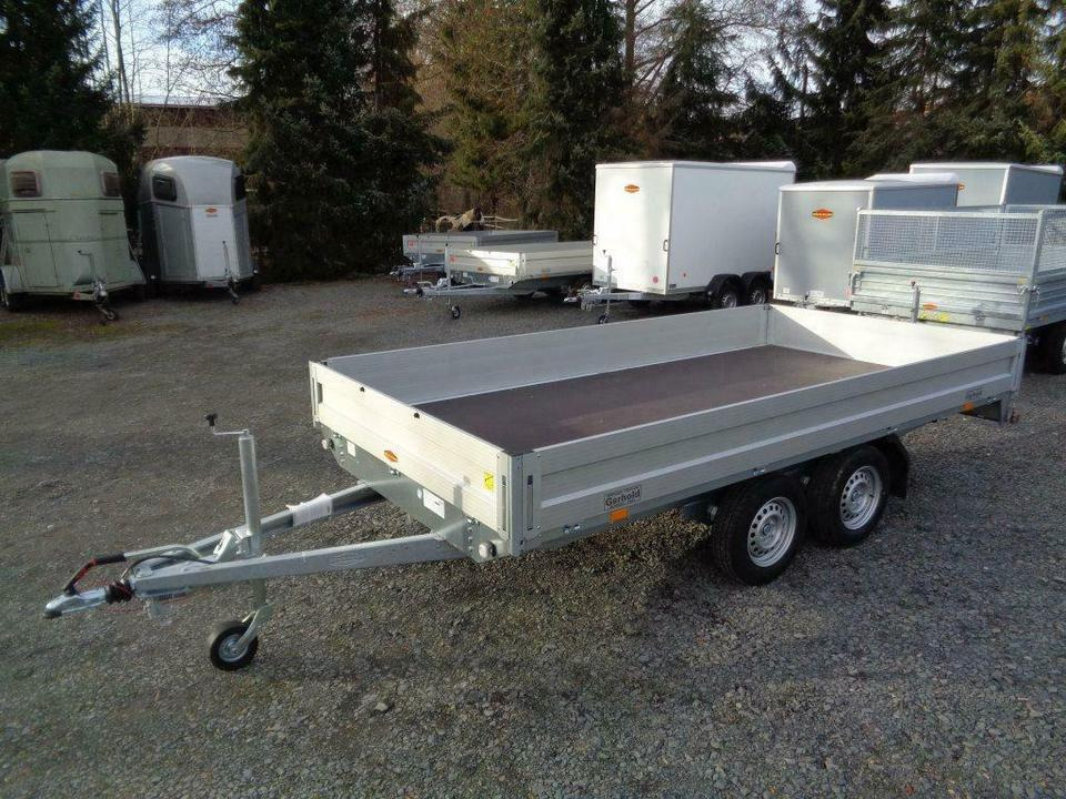 Böckmann HL-AL 4121/27 ECO PKW-Anhänger, 2,7to. Hochlader - Бордово ремарке/ Платформа: снимка 1 Böckmann HL-AL 4121/27 ECO PKW-Anhänger, 2,7to. Hochlader - Бордово ремарке/ Платформа: снимка 1