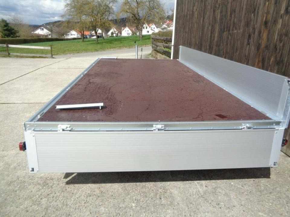 Бордово ремарке/ Платформа Böckmann HL-AL 4121/35 ECO PKW-Anhänger, 3,5 to.Hochlader, neu,: снимка 8