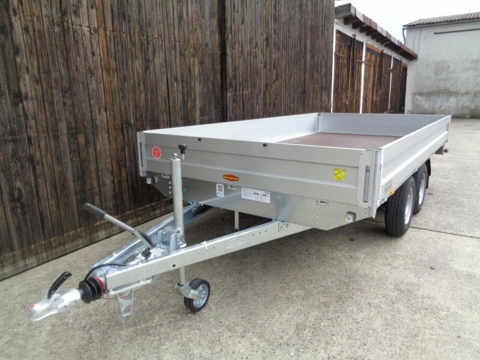 Бордово ремарке/ Платформа Böckmann HL-AL 4121/35 ECO PKW-Anhänger, 3,5 to.Hochlader, neu,: снимка 15