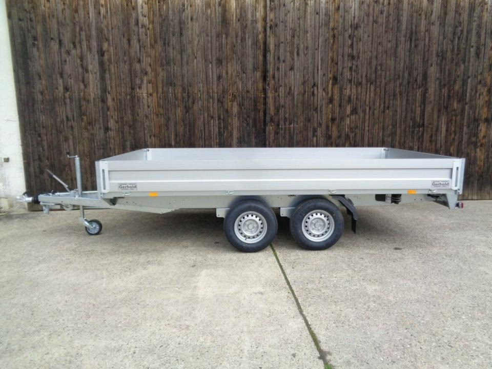 Бордово ремарке/ Платформа Böckmann HL-AL 4121/35 ECO PKW-Anhänger, 3,5 to.Hochlader, neu,: снимка 16