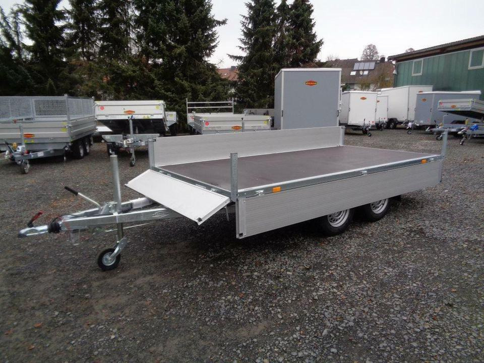 Böckmann PKW-Anhänger , 2,0 to. Hochlader, 100 km/h - Бордово ремарке/ Платформа: снимка 4 Böckmann PKW-Anhänger , 2,0 to. Hochlader, 100 km/h - Бордово ремарке/ Платформа: снимка 4