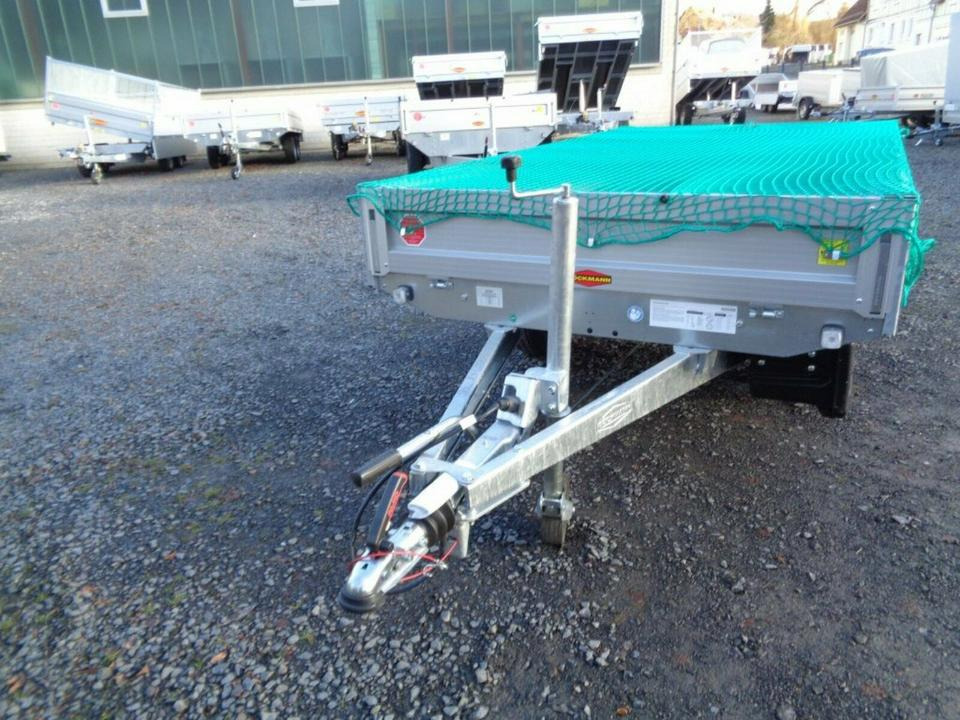 Böckmann PKW-Anhänger, 2,0 to. Hochlader,Staubox, Containernetz - Бордово ремарке/ Платформа: снимка 3 Böckmann PKW-Anhänger, 2,0 to. Hochlader,Staubox, Containernetz - Бордово ремарке/ Платформа: снимка 3