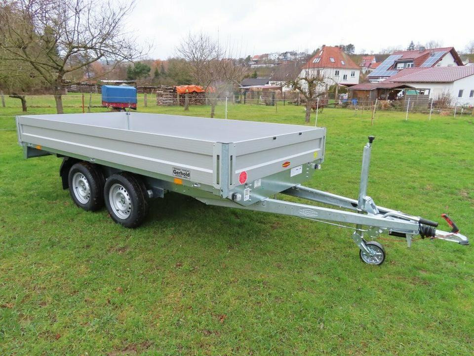 Böckmann PKW-Anhänger, 2,7 to. HL-AL 3718/27 Hochlader - Бордово ремарке/ Платформа: снимка 1 Böckmann PKW-Anhänger, 2,7 to. HL-AL 3718/27 Hochlader - Бордово ремарке/ Платформа: снимка 1