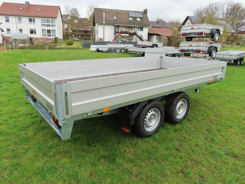 Böckmann PKW-Anhänger, 2,7 to. HL-AL 3718/27 Hochlader - Бордово ремарке/ Платформа: снимка 2 Böckmann PKW-Anhänger, 2,7 to. HL-AL 3718/27 Hochlader - Бордово ремарке/ Платформа: снимка 2
