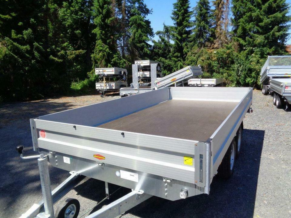 Böckmann PKW-Anhänger, 3,5 to, Hochlader, Profiausführung, 100 km - Бордово ремарке/ Платформа: снимка 3 Böckmann PKW-Anhänger, 3,5 to, Hochlader, Profiausführung, 100 km - Бордово ремарке/ Платформа: снимка 3