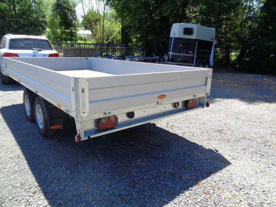 Böckmann PKW-Anhänger, 3,5 to, Hochlader, Profiausführung, 100 km - Бордово ремарке/ Платформа: снимка 5 Böckmann PKW-Anhänger, 3,5 to, Hochlader, Profiausführung, 100 km - Бордово ремарке/ Платформа: снимка 5