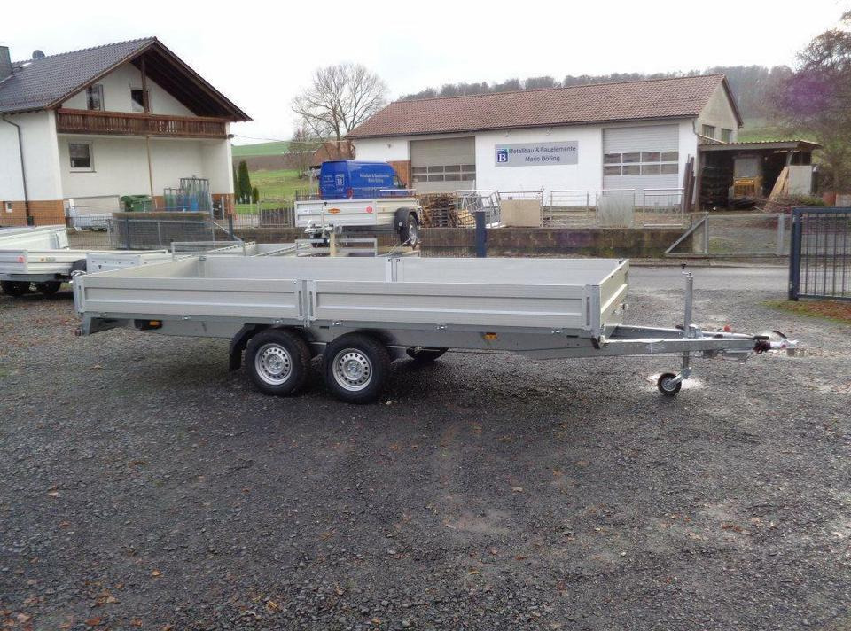 Böckmann PKW-Anhänger, 3,5to., Hochlader, 100 km/h - Бордово ремарке/ Платформа: снимка 3 Böckmann PKW-Anhänger, 3,5to., Hochlader, 100 km/h - Бордово ремарке/ Платформа: снимка 3