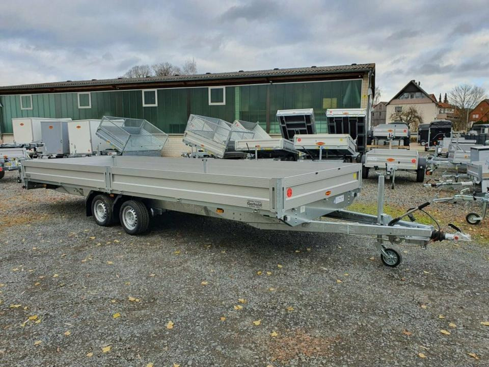 Böckmann PKW-Anhänger, 3500 kg, 13 Zoll, Hochlader - Бордово ремарке/ Платформа: снимка 1 Böckmann PKW-Anhänger, 3500 kg, 13 Zoll, Hochlader - Бордово ремарке/ Платформа: снимка 1