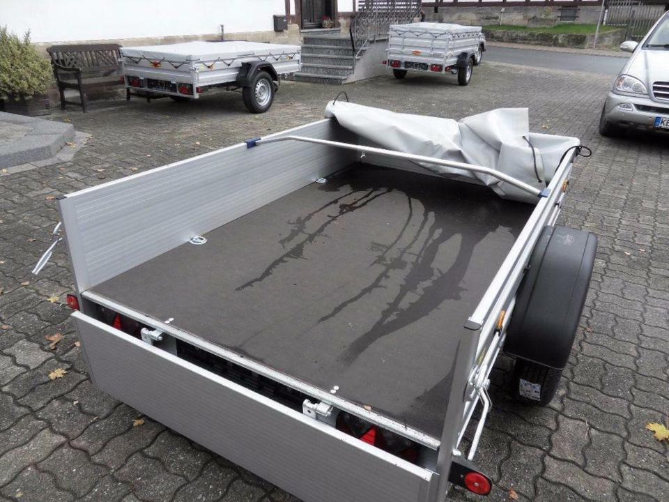 Böckmann PKW-Anhänger, 750kg, NEU, Flachplane, L 2,5 mtr. - Ремарке за кола: снимка 3 Böckmann PKW-Anhänger, 750kg, NEU, Flachplane, L 2,5 mtr. - Ремарке за кола: снимка 3