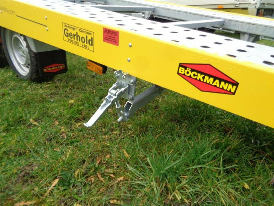 Böckmann PKW-Anhänger, Autotransporter, 3,5to. kippbar, 100 km/h - Автовоз ремарке: снимка 3 Böckmann PKW-Anhänger, Autotransporter, 3,5to. kippbar, 100 km/h - Автовоз ремарке: снимка 3