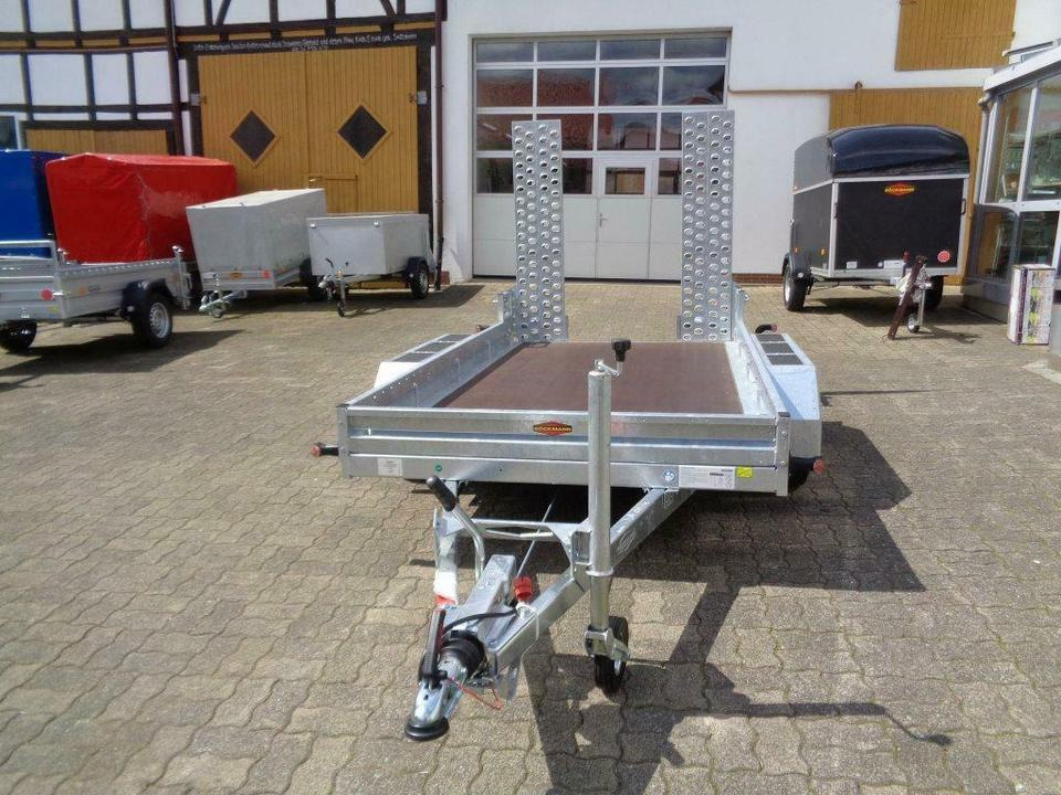 Ремарке за строителна техника Böckmann, PKW-Anhänger, Baumaschinentransporter, 2,7 to. 100 km/h: снимка 13