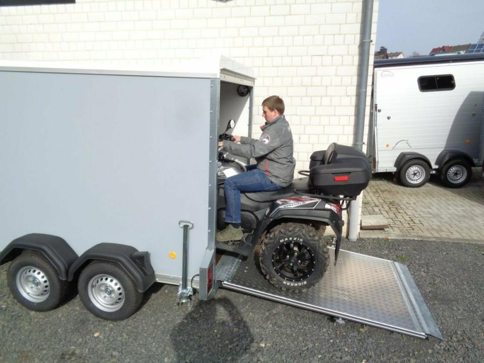 Затворена каросерия ремарке Böckmann PKW-Anhänger, KT3015/20 M-F, Auffahrrampe, 2,0 to.: снимка 11