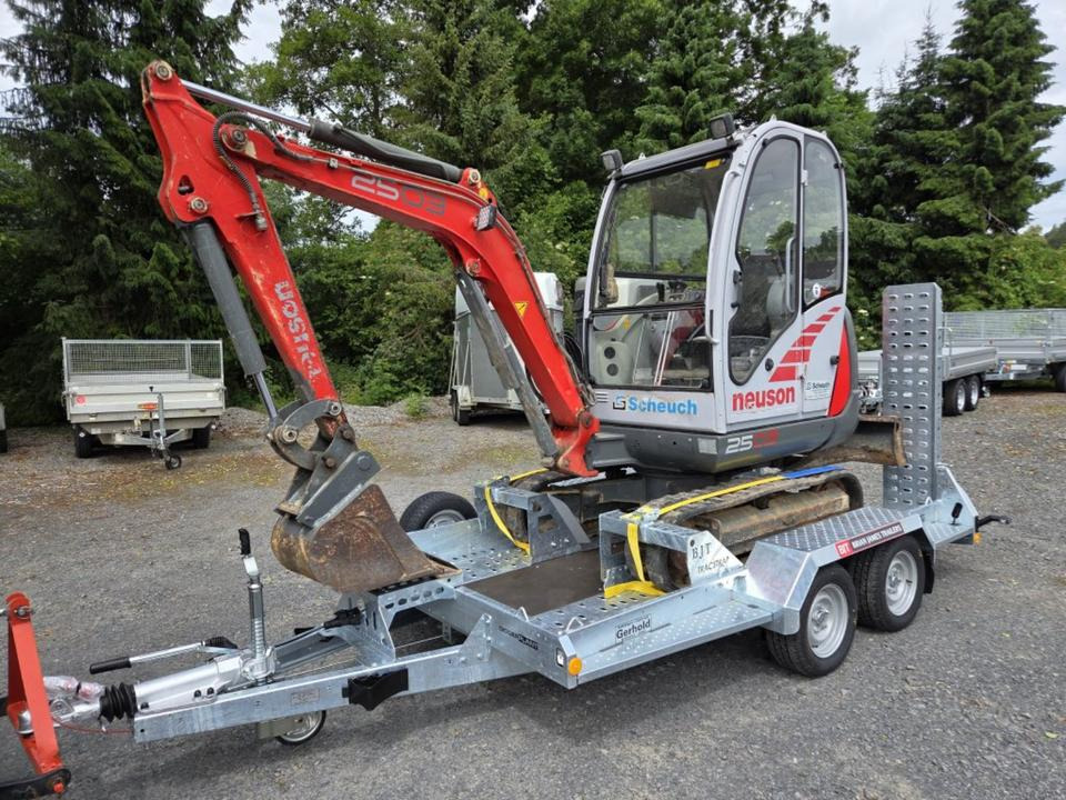 Brian James Digger Plant 3,5t Baumaschinentransporter Minibagger - Ремарке за строителна техника: снимка 1 Brian James Digger Plant 3,5t Baumaschinentransporter Minibagger - Ремарке за строителна техника: снимка 1