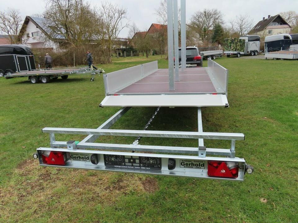 Langmaterialanhänger Unsinn LM 3554-14-2040 Deichsel ausziehbar - Бордово ремарке/ Платформа: снимка 4 Langmaterialanhänger Unsinn LM 3554-14-2040 Deichsel ausziehbar - Бордово ремарке/ Платформа: снимка 4