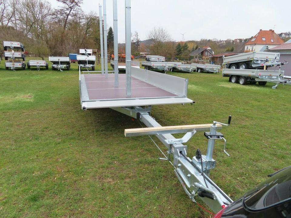 Langmaterialanhänger Unsinn LM 3554-14-2040 Deichsel ausziehbar - Бордово ремарке/ Платформа: снимка 3 Langmaterialanhänger Unsinn LM 3554-14-2040 Deichsel ausziehbar - Бордово ремарке/ Платформа: снимка 3