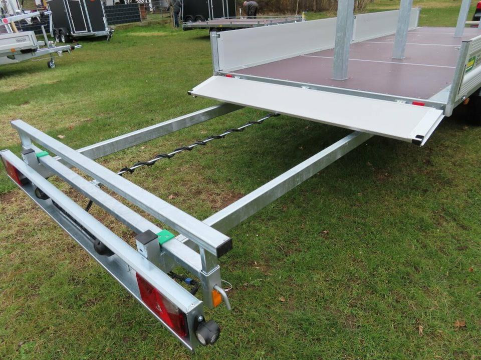 Langmaterialanhänger Unsinn LM 3554-14-2040 Deichsel ausziehbar - Бордово ремарке/ Платформа: снимка 5 Langmaterialanhänger Unsinn LM 3554-14-2040 Deichsel ausziehbar - Бордово ремарке/ Платформа: снимка 5