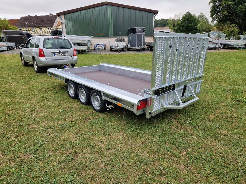 Ремарке за строителна техника Maschinentransporter 3,5t, PKW-Anhänger 4,8 x 1,8m Mieten Leihen: снимка 13