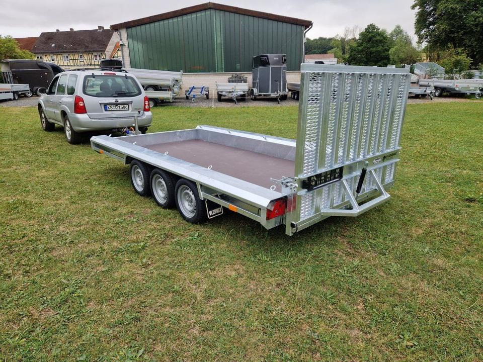 Ремарке за строителна техника Maschinentransporter 3,5t, PKW-Anhänger 4,8 x 1,8m Mieten Leihen: снимка 14