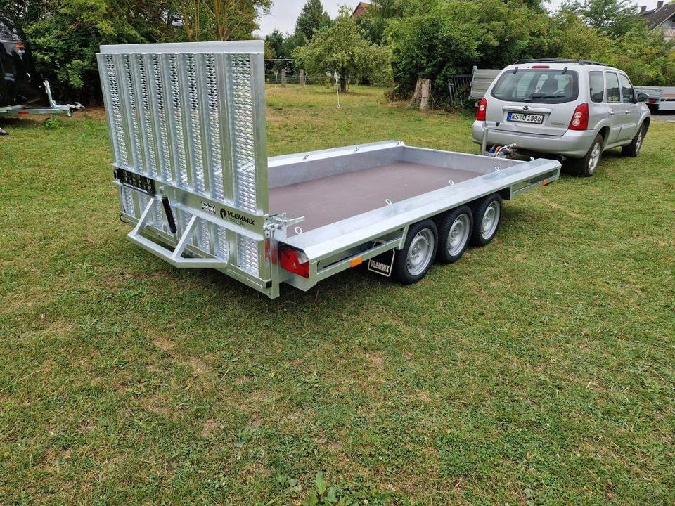 Ремарке за строителна техника Maschinentransporter 3,5t, PKW-Anhänger 4,8 x 1,8m Mieten Leihen: снимка 6