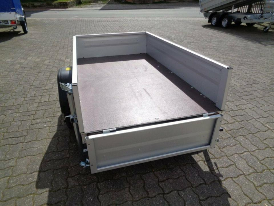 Ремарке за кола PKW Anhänger, 750 kg, Flachplane, Stützen, 100 km/h: снимка 10