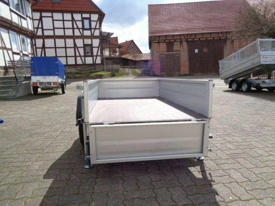Ремарке за кола PKW Anhänger, 750 kg, Flachplane, Stützen, 100 km/h: снимка 11