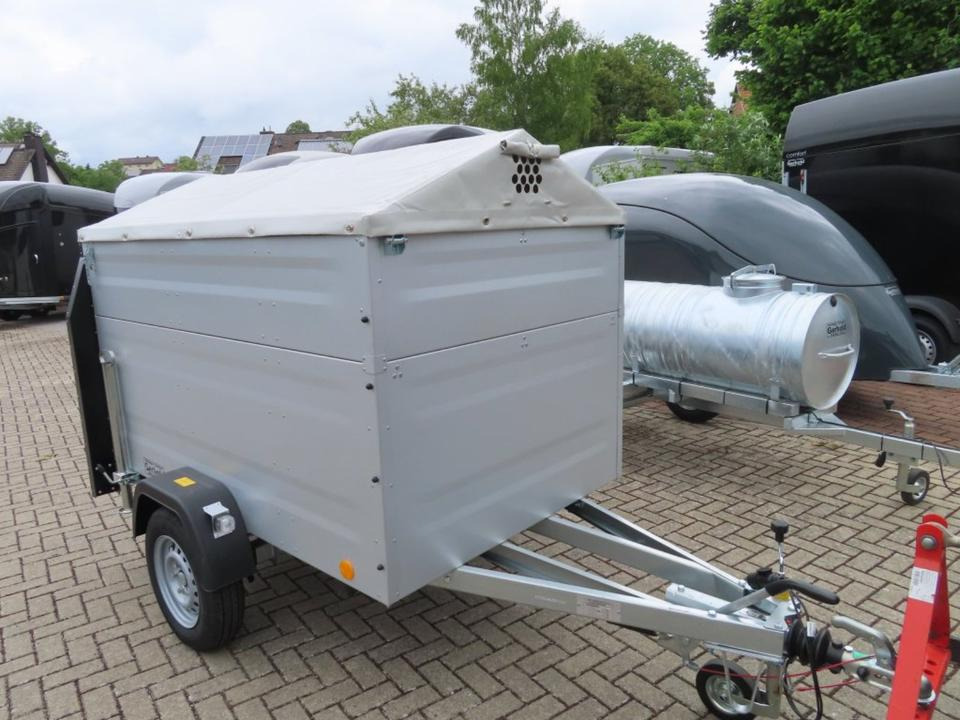 TPV Kleinviehanhänger 1,0t Flügeltür Viehanhänger Ziegen Schafe - За превоз на животни ремарке: снимка 3 TPV Kleinviehanhänger 1,0t Flügeltür Viehanhänger Ziegen Schafe - За превоз на животни ремарке: снимка 3