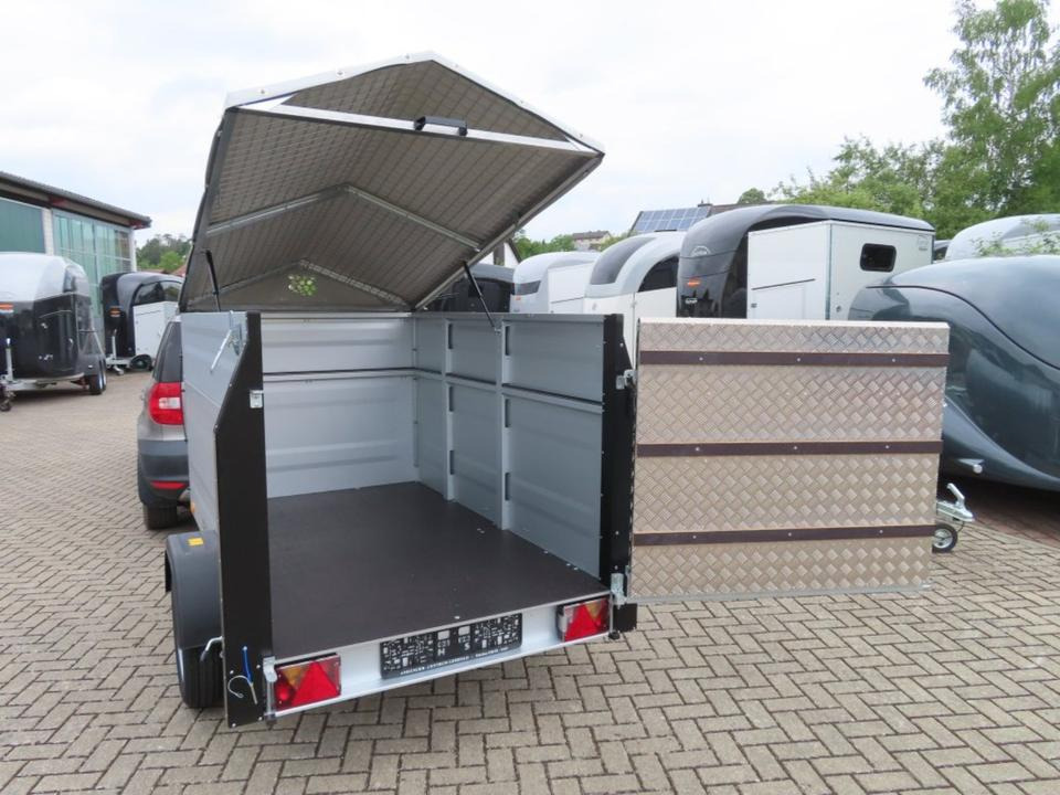 TPV Kleinviehanhänger 1,0t Flügeltür Viehanhänger Ziegen Schafe - За превоз на животни ремарке: снимка 2 TPV Kleinviehanhänger 1,0t Flügeltür Viehanhänger Ziegen Schafe - За превоз на животни ремарке: снимка 2