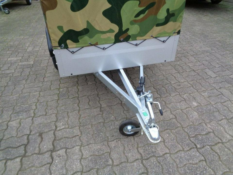 TPV PKW-Anhänger, Plane und Spriegel, 750 kg - Ремарке за кола: снимка 3 TPV PKW-Anhänger, Plane und Spriegel, 750 kg - Ремарке за кола: снимка 3