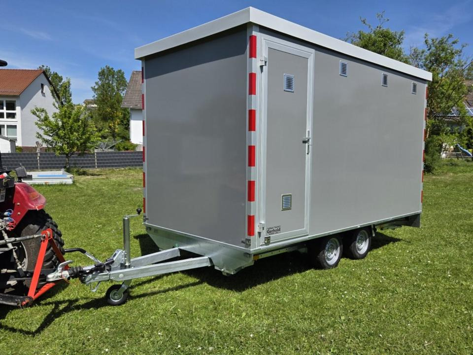 Жилищен контейнер, Ремарке Toilettenwagen Sanitär-Anhänger WC Wagen 2xD, 1xH+2U: снимка 18