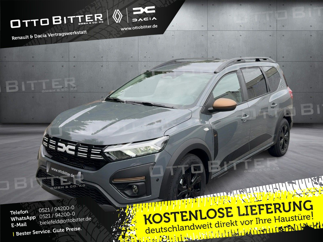 Dacia Jogger Extreme HYBRID140 5-Sitze CITY-PAKET/NAVI - Комби: снимка 1 Dacia Jogger Extreme HYBRID140 5-Sitze CITY-PAKET/NAVI - Комби: снимка 1