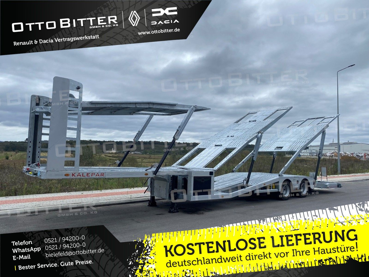 KALEPAR KLP228V6 6er-Autotransporter VDI2700 - Автовоз полуремарке: снимка 1 KALEPAR KLP228V6 6er-Autotransporter VDI2700 - Автовоз полуремарке: снимка 1