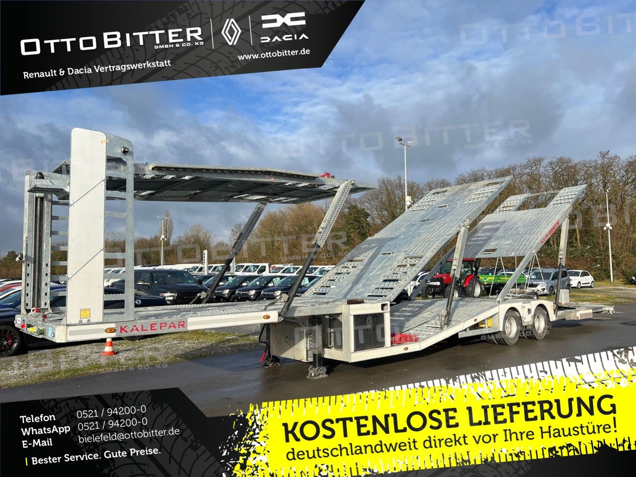 KALEPAR KLP228V6 6er-Autotransporter VDI2700 - Автовоз полуремарке: снимка 1 KALEPAR KLP228V6 6er-Autotransporter VDI2700 - Автовоз полуремарке: снимка 1