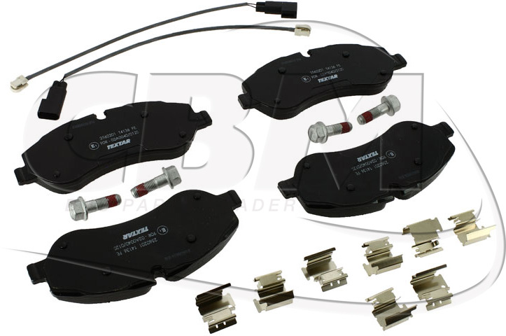 TEXTAR FRONT BRAKE PAD - MERCEDES MAN NEOPLAN VOLVO IRISBUS - IVECO - RVI (A0002777531 | N1014007802 | 14007802 | 11704340 | 8551052 | 503136162 | 5010393879) - Дискови накладки за Автобус: снимка 1 TEXTAR FRONT BRAKE PAD - MERCEDES MAN NEOPLAN VOLVO IRISBUS - IVECO - RVI (A0002777531 | N1014007802 | 14007802 | 11704340 | 8551052 | 503136162 | 5010393879) - Дискови накладки за Автобус: снимка 1