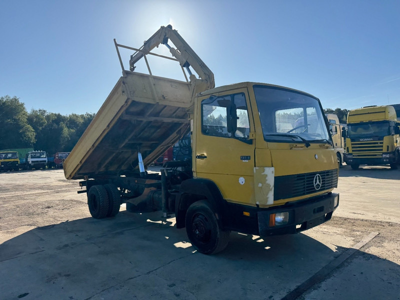 Mercedes-Benz SK 914 (STEEL SUSPENSION / HIAB CRANE / 6 CYLINDER WITH MANUAL PUMP / PERFECT GERMAN TRUCK !!!) - Самосвал камион, Камион с кран: снимка 3 Mercedes-Benz SK 914 (STEEL SUSPENSION / HIAB CRANE / 6 CYLINDER WITH MANUAL PUMP / PERFECT GERMAN TRUCK !!!) - Самосвал камион, Камион с кран: снимка 3