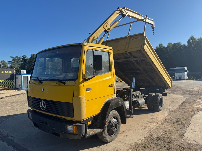 Mercedes-Benz SK 914 (STEEL SUSPENSION / HIAB CRANE / 6 CYLINDER WITH MANUAL PUMP / PERFECT GERMAN TRUCK !!!) - Самосвал камион, Камион с кран: снимка 1 Mercedes-Benz SK 914 (STEEL SUSPENSION / HIAB CRANE / 6 CYLINDER WITH MANUAL PUMP / PERFECT GERMAN TRUCK !!!) - Самосвал камион, Камион с кран: снимка 1