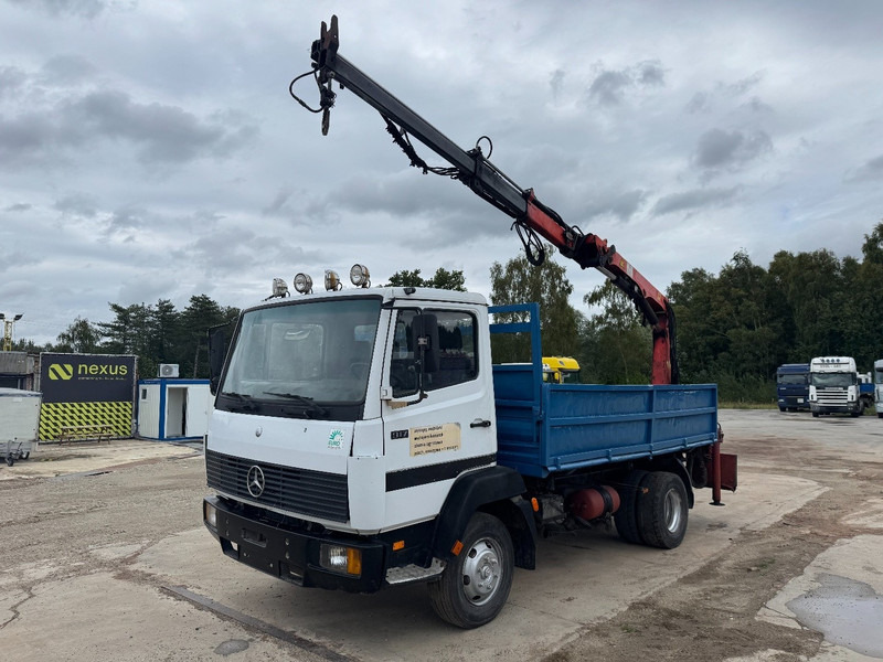 Mercedes-Benz SK 917 (STEEL SUSPENSION / PARLFINGER CRANE / AUXILIARY / 6 CYLINDER WITH MANUAL PUMP) - Самосвал камион, Камион с кран: снимка 1 Mercedes-Benz SK 917 (STEEL SUSPENSION / PARLFINGER CRANE / AUXILIARY / 6 CYLINDER WITH MANUAL PUMP) - Самосвал камион, Камион с кран: снимка 1