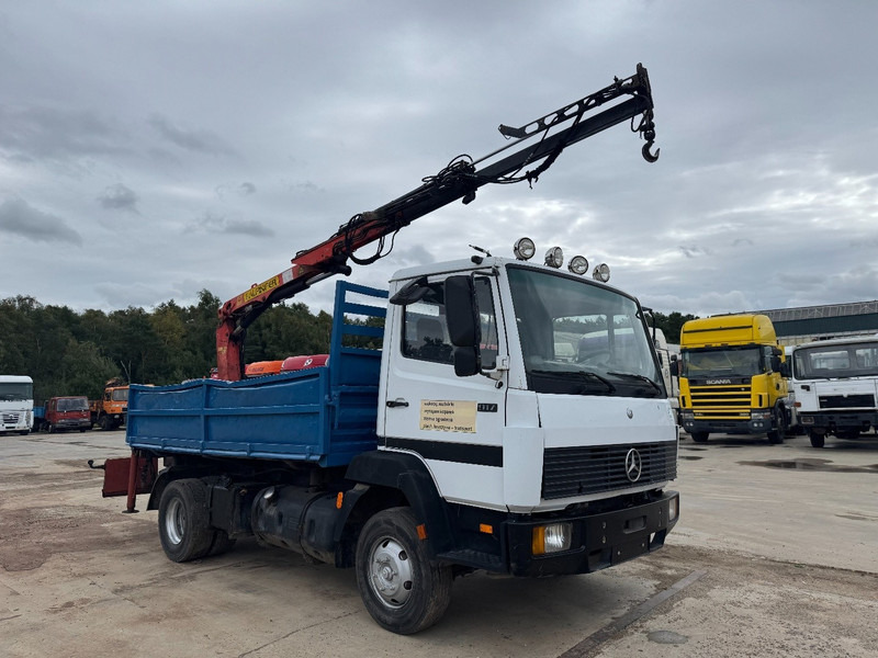 Mercedes-Benz SK 917 (STEEL SUSPENSION / PARLFINGER CRANE / AUXILIARY / 6 CYLINDER WITH MANUAL PUMP) - Самосвал камион, Камион с кран: снимка 3 Mercedes-Benz SK 917 (STEEL SUSPENSION / PARLFINGER CRANE / AUXILIARY / 6 CYLINDER WITH MANUAL PUMP) - Самосвал камион, Камион с кран: снимка 3