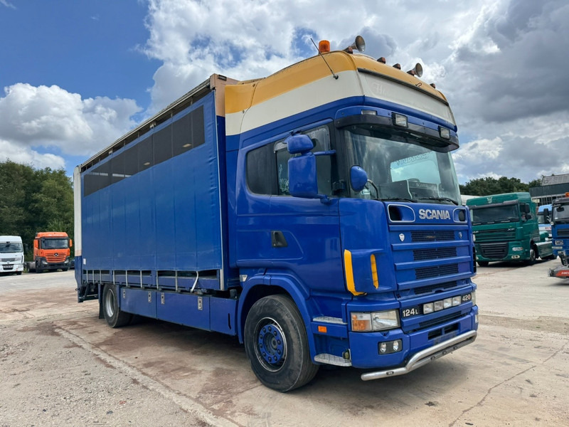 Scania 124 - 420 Topline (MANUAL GEARBOX / BOITE MANUELLE / RETARDER / PERFECT) - За превоз на животни камион: снимка 3 Scania 124 - 420 Topline (MANUAL GEARBOX / BOITE MANUELLE / RETARDER / PERFECT) - За превоз на животни камион: снимка 3