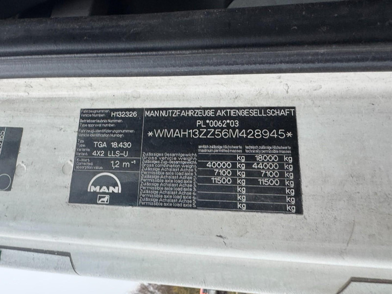 Лизинг на MAN TGA 18.430 (MANUAL GEARBOX / BOITE MANUELLE) MAN TGA 18.430 (MANUAL GEARBOX / BOITE MANUELLE): снимка 16 Лизинг на MAN TGA 18.430 (MANUAL GEARBOX / BOITE MANUELLE) MAN TGA 18.430 (MANUAL GEARBOX / BOITE MANUELLE): снимка 16