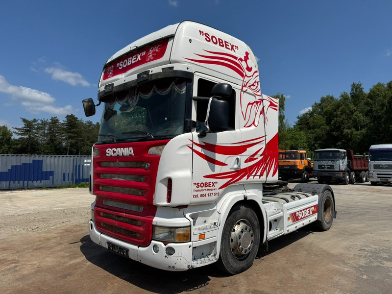 Scania R 420 Topline (PTO / MANUAL GEARBOX / BOITE MANUELLE / HYDRAULIC) - Влекач: снимка 1 Scania R 420 Topline (PTO / MANUAL GEARBOX / BOITE MANUELLE / HYDRAULIC) - Влекач: снимка 1