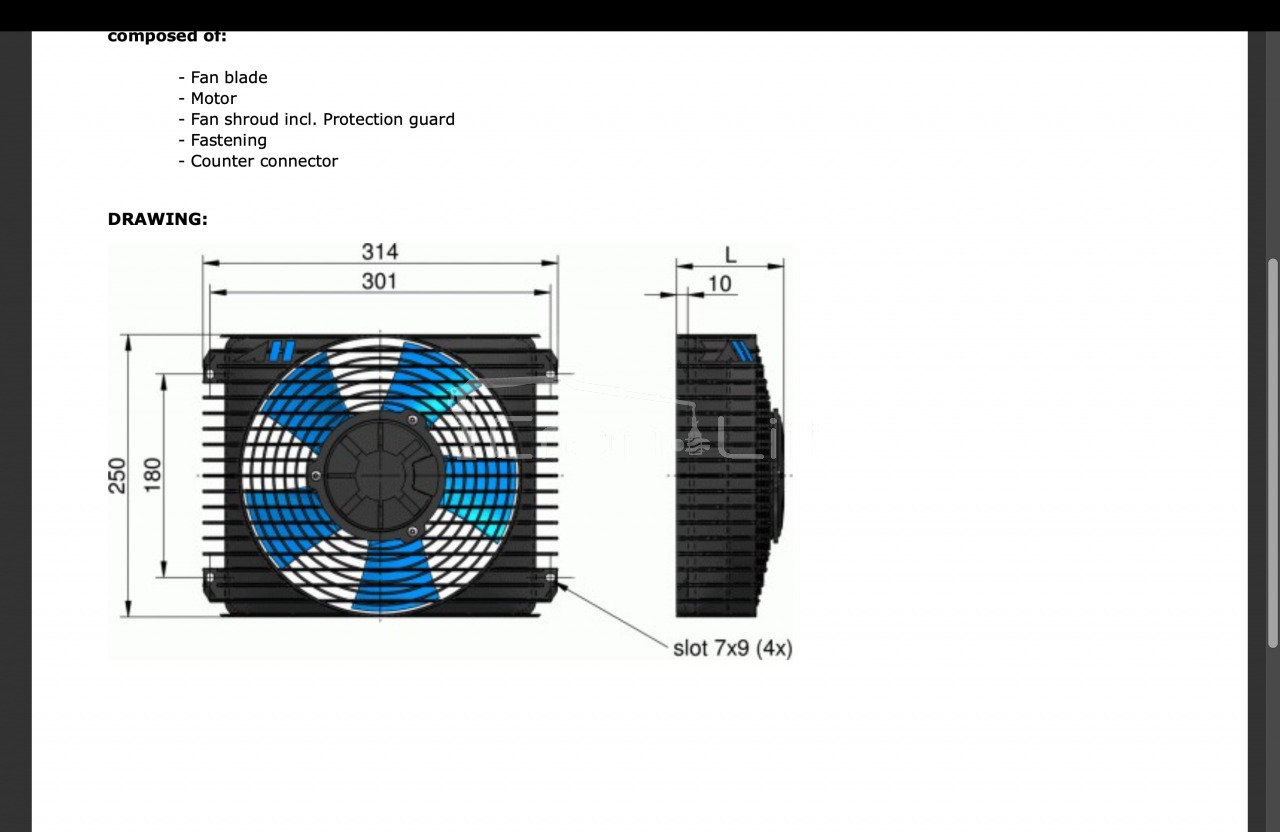 Wentylator chłodnicy ASA Hydraulik TT07 24V ILLELE0240A4 - Маслен охладител за Кран за камион: снимка 4 Wentylator chłodnicy ASA Hydraulik TT07 24V ILLELE0240A4 - Маслен охладител за Кран за камион: снимка 4