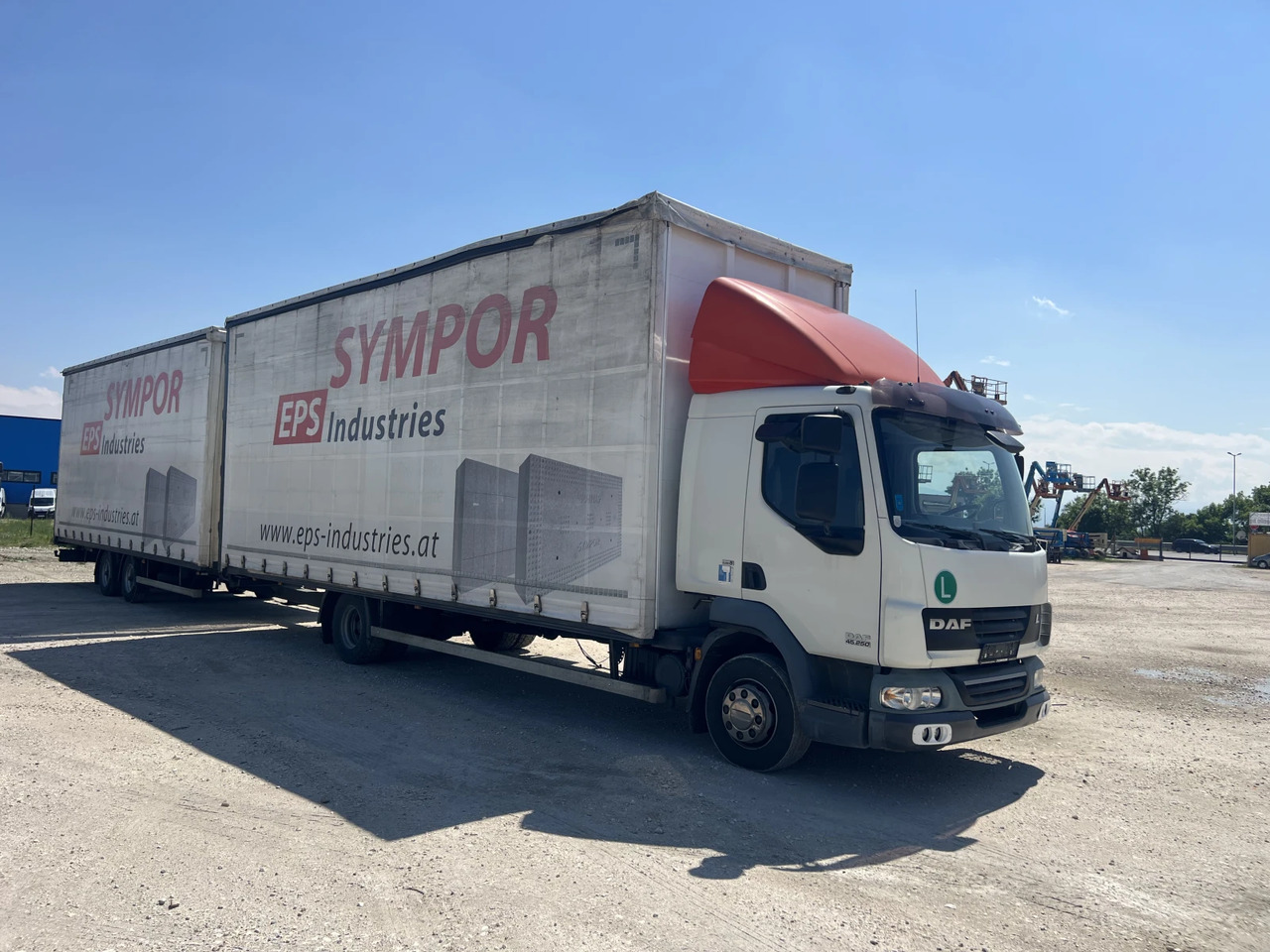 Daf Fa 7.85м., Euro5, Щора, Композиция, Mega, Внос - Камион с брезент: снимка 2 Daf Fa 7.85м., Euro5, Щора, Композиция, Mega, Внос - Камион с брезент: снимка 2