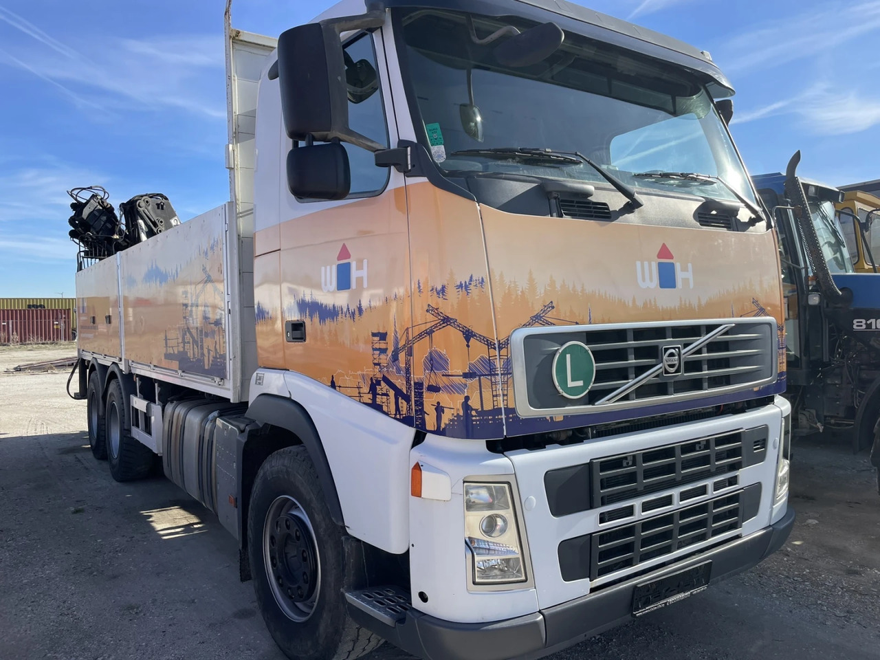 Volvo Fh 12 6х6, Кран, Нов внос - Бордови камион, Камион с кран: снимка 4 Volvo Fh 12 6х6, Кран, Нов внос - Бордови камион, Камион с кран: снимка 4