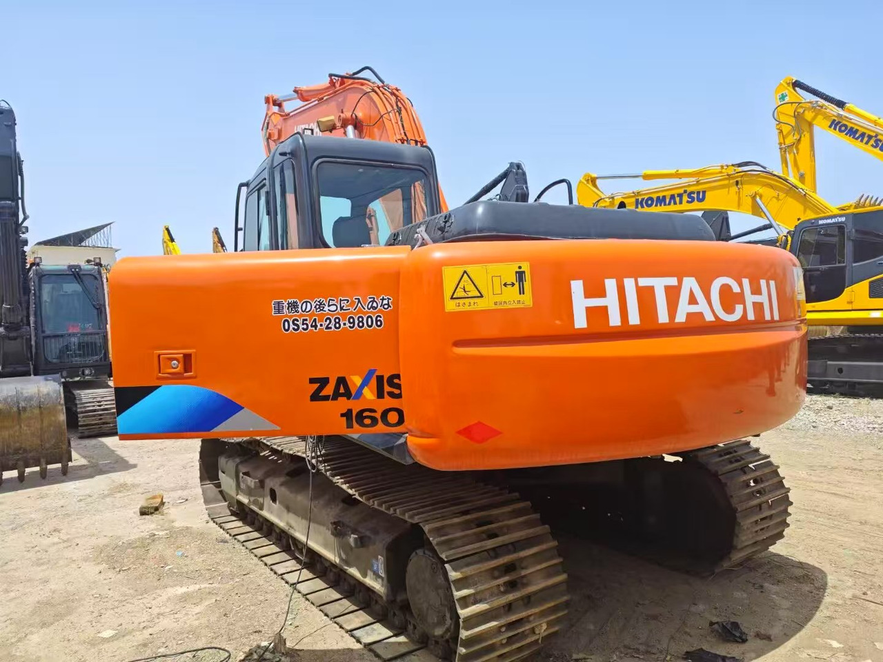 Верижен багер HITACHI ZX160: снимка 12