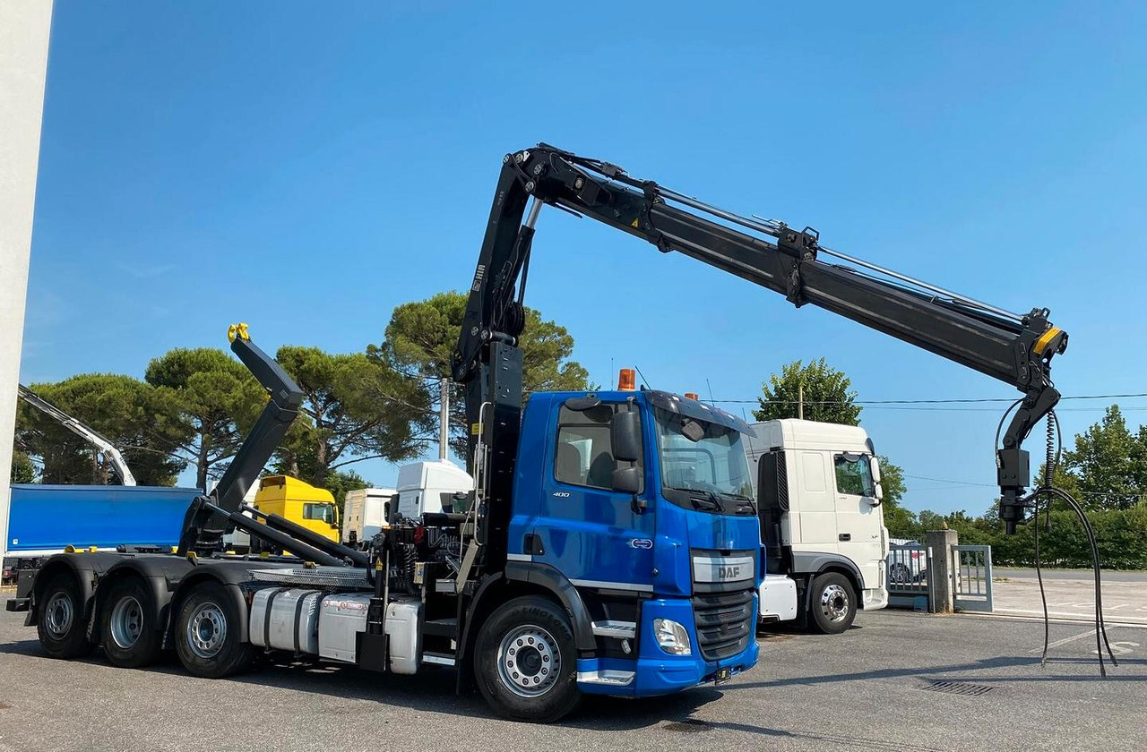 DAF CF 400 IMPIANTO SCARRABILE E GRU - Мултилифт с кука камион, Камион с кран: снимка 3 DAF CF 400 IMPIANTO SCARRABILE E GRU - Мултилифт с кука камион, Камион с кран: снимка 3