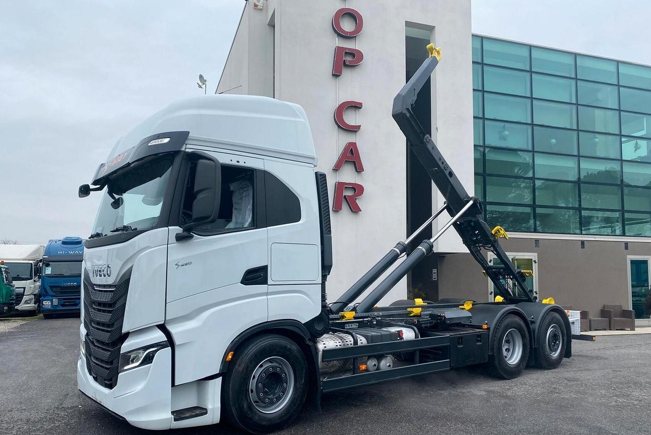 IVECO S-WAY 480 SCARRABILE FULL PNEUMATIC EURO 6 - Мултилифт с кука камион: снимка 1 IVECO S-WAY 480 SCARRABILE FULL PNEUMATIC EURO 6 - Мултилифт с кука камион: снимка 1