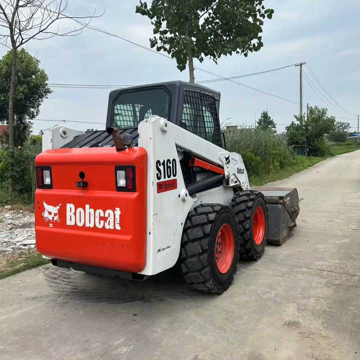 90% New Bobcat S160 Used Mini Loader Powerful, Low Price, and Very Good Quality - Мини челен товарач: снимка 1 90% New Bobcat S160 Used Mini Loader Powerful, Low Price, and Very Good Quality - Мини челен товарач: снимка 1