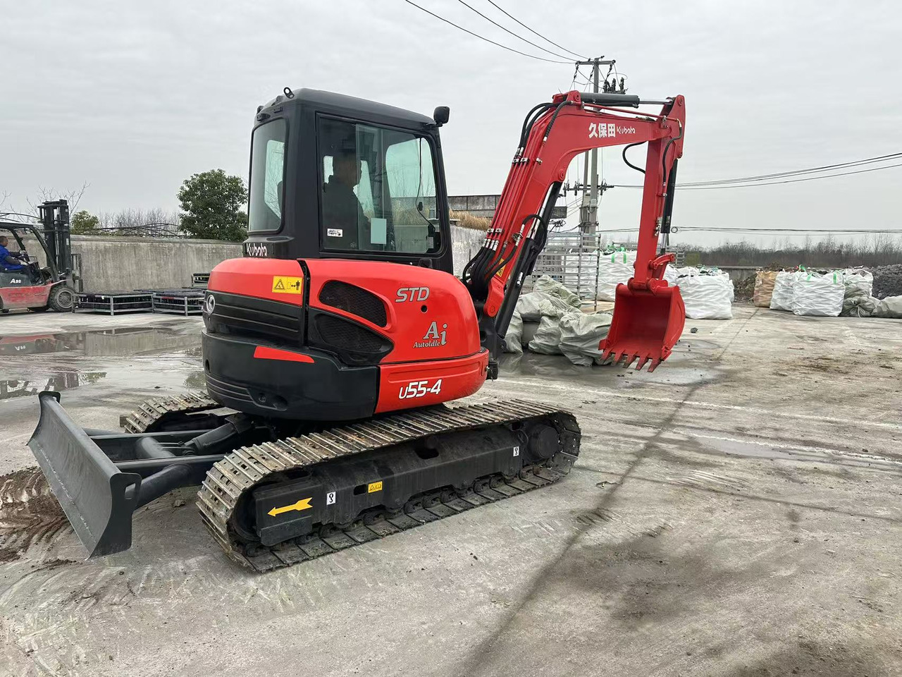 Нови Мини багер KUBOTA U55 in stock: снимка 7