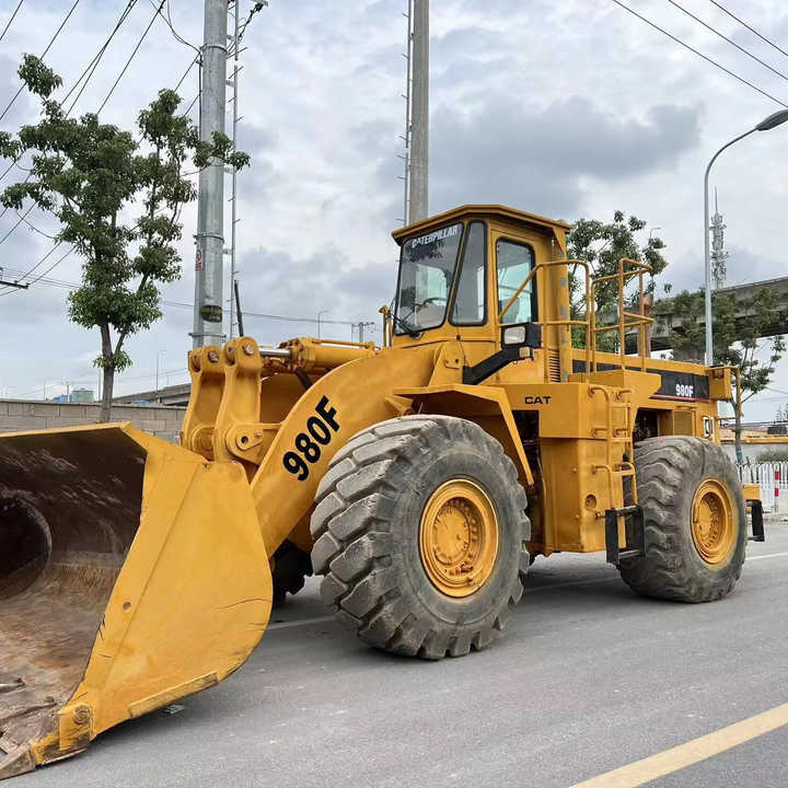 Used CAT 980f 980g 980c Wheel Loader Second Hand Condition CAT 966H 966F 966E 966G Front Loaders for Sale - Колесен товарач: снимка 1 Used CAT 980f 980g 980c Wheel Loader Second Hand Condition CAT 966H 966F 966E 966G Front Loaders for Sale - Колесен товарач: снимка 1