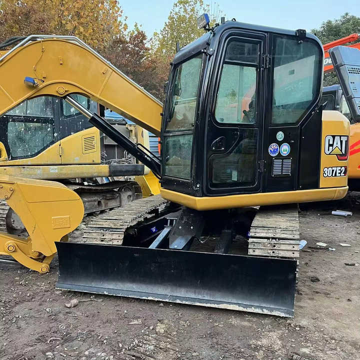 Used Caterpillar CAT 307E2 Crawler Mini Hydraulic Digger Second Hand Cat 307E2 Excavator - Багер: снимка 1 Used Caterpillar CAT 307E2 Crawler Mini Hydraulic Digger Second Hand Cat 307E2 Excavator - Багер: снимка 1